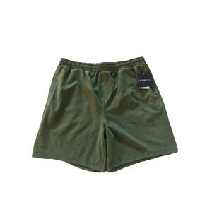 Beyond Yoga Mens Freefit 2.0 Easy XL Shorts Avocado Heather Green NWT